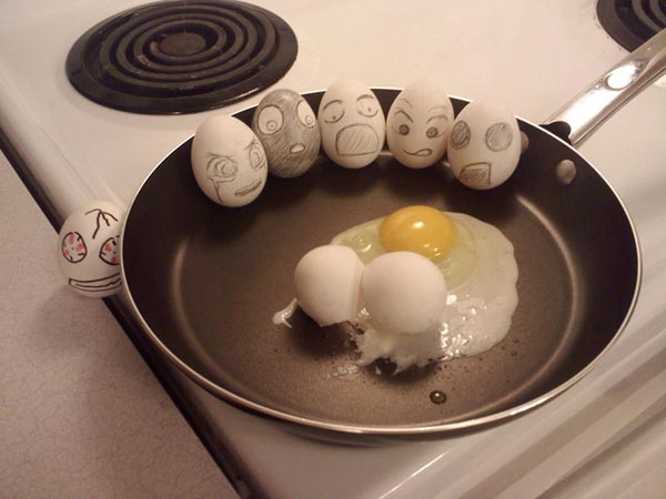 Funny and Cool Eggs Art