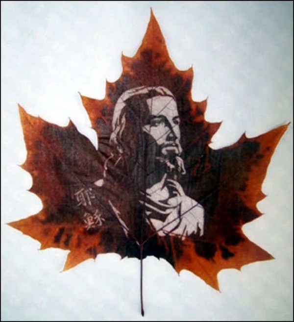 Leaf Carving Artwork wonrous Art 10