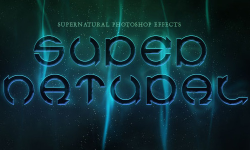 Supernatural Text Effect