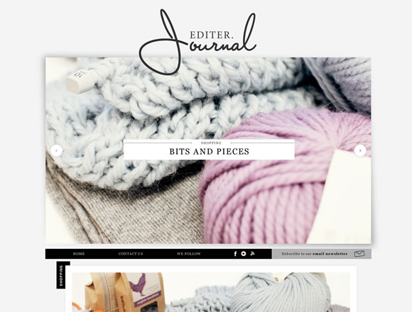 Editer Journal beautiful blog style that is pink colored