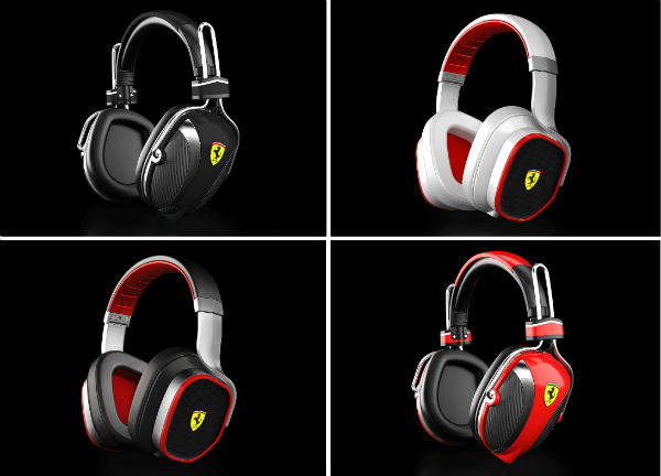 Ferrari and Logic3 luxury Headphones Collection