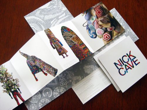 Nick Cave Brochure nice broucher for designings