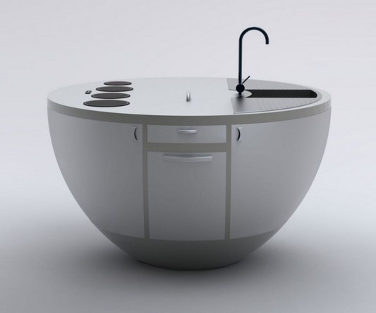 Soria Modern minimalist kitchen counter design