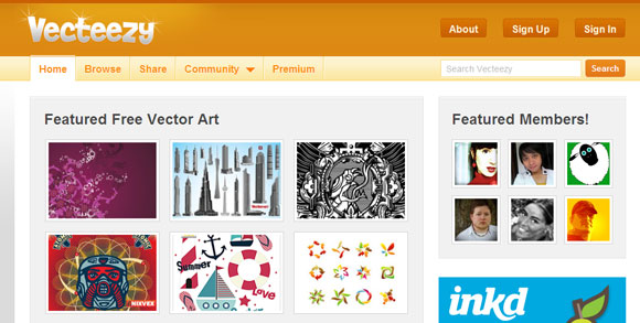 Vecteezy is a community based website that you can explore to see the work of other vector artists