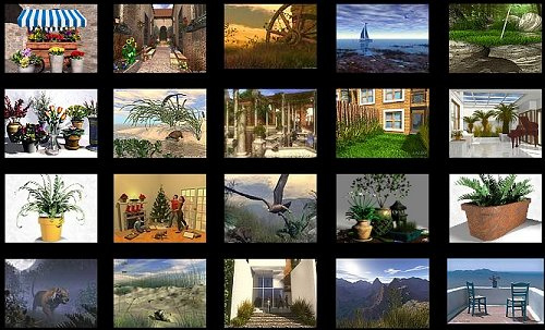 3D Plants for each month a different model from the 3dplants.com CDs and downloadable products will be offered as a free sample