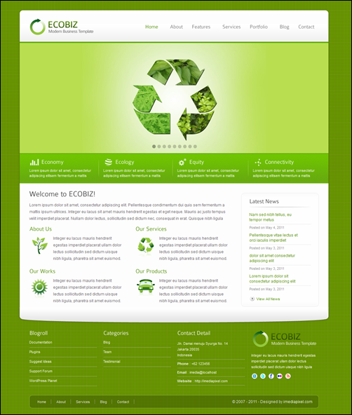 ECOBIZ – WordPress Business Themes