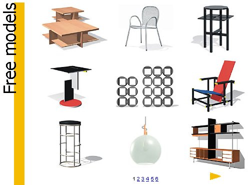 Kit 3D us a great collection of 3d furniture designs
