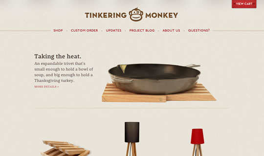 Tinkering Monkey is a beautiful layout for inspiration