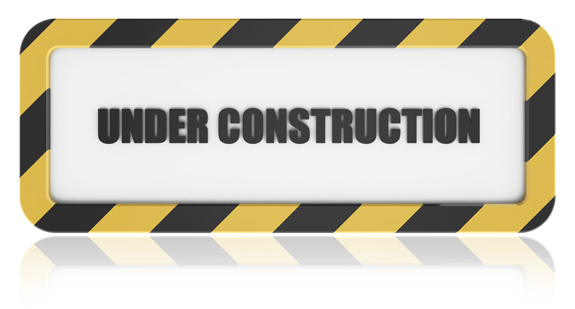 Under Construction Sign for conveing message of that website is under developement
