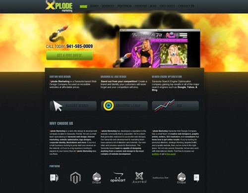 Xplode Marketing is a good and beautiful flash website Xplode Marketing is a good and beautiful flash website