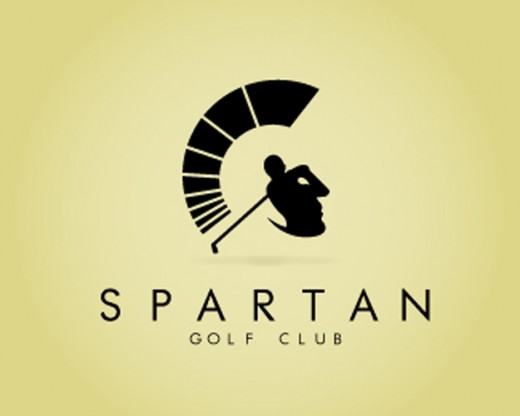 Spartan Golf Club logo design