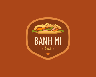 BANH MI BAR is a beautiful logo design