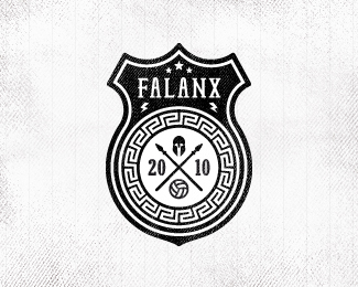 Falanx is a simple logo design