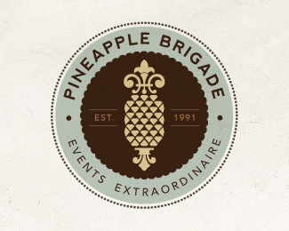 Pineapple Brigade is a creative idea of logo
