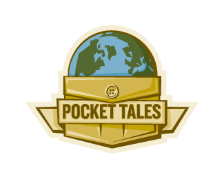 Pocket Tales is pretty logo design
