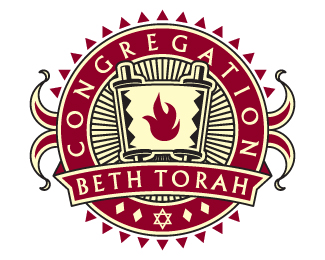 Temple Beth Torah is a graceful logo design