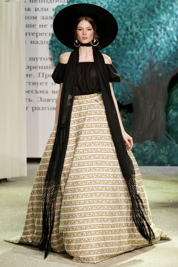 Lovely dresses at Fashion show by Russian designer Ulyana Sergeenko