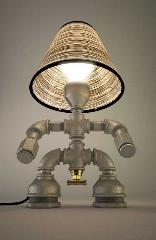 Kozo Lamp by David Benatan