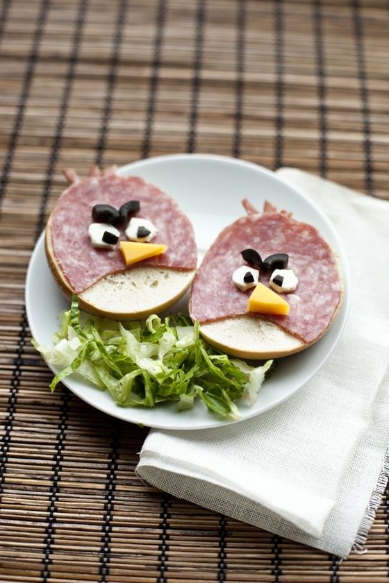 Sandwiches Angry Birds