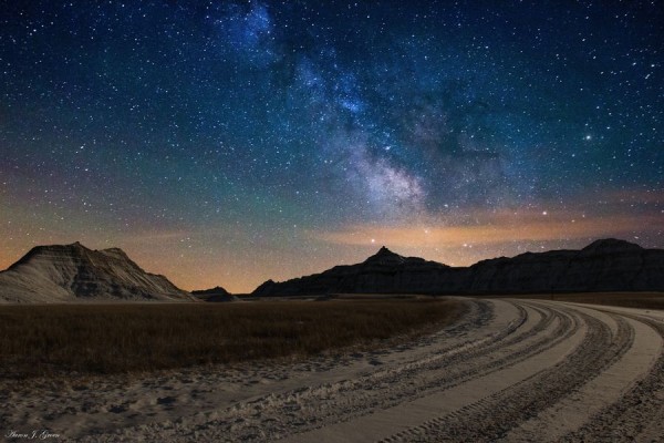 Take a left at the Milky Way by Aaron J. Groen