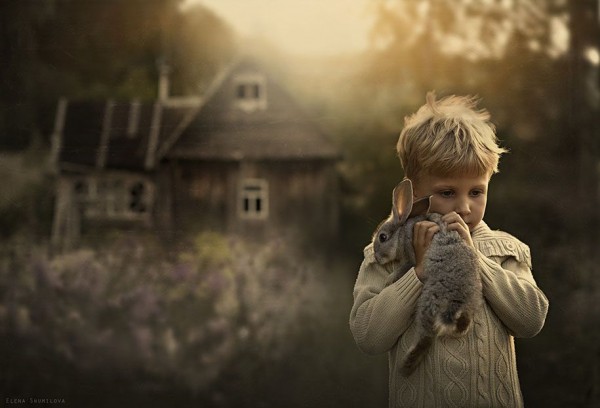 Kids and Animals in the Photographs of Elena Shumilova