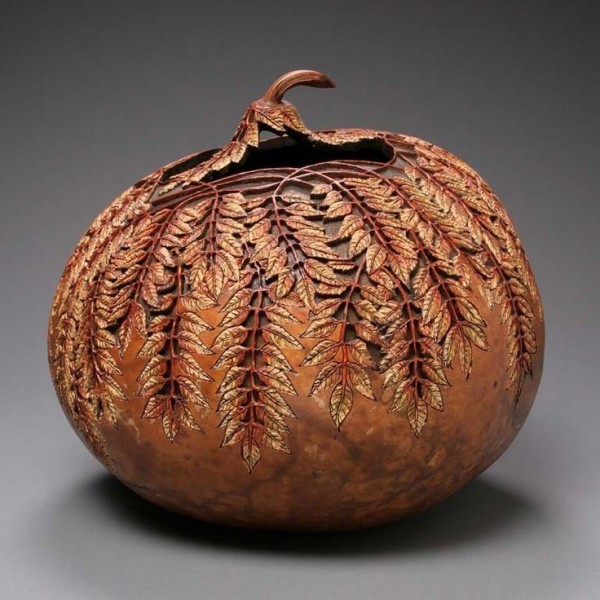  The Delicate Gourd Carving Art by Marilyn Sunderland