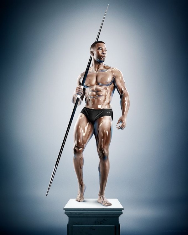 Sculpture Athletes by Tim Tadder