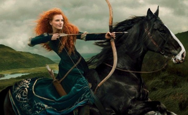 Jessica Chastain as Merida