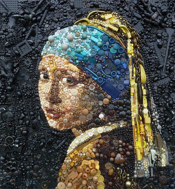 Recycled Portraits by Jane Perkins