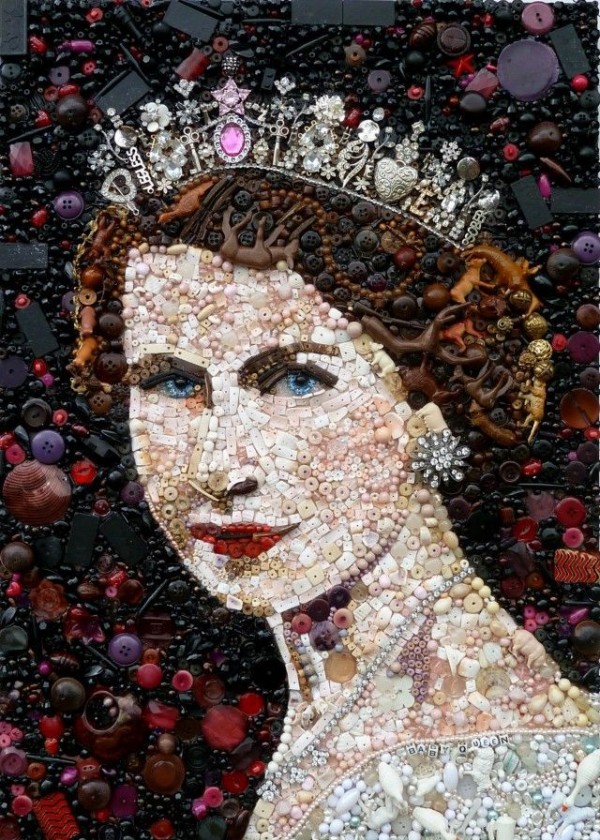 Recycled Portraits by Jane Perkins