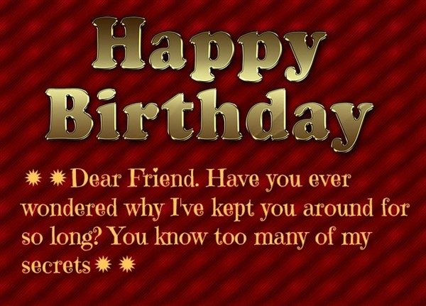 birthday wishes to a friend