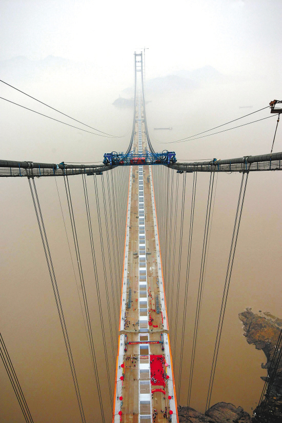 Single Span Bridges Xihoumen Bridge
