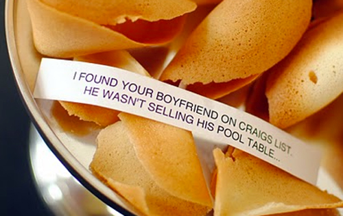 fortune cookies in a funny way to keep smile on your faces