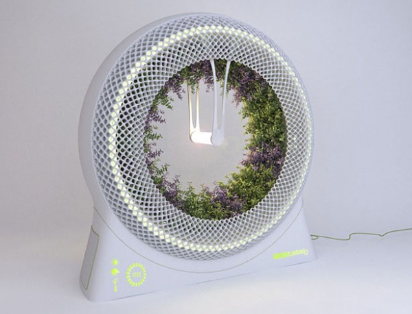 Green Hydroponic Wheel Concept by Libero Rutilo