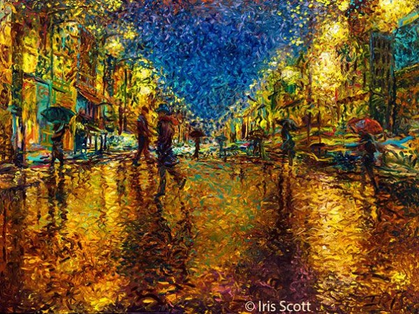 Wonderful Finger Paintings by Iris Scott