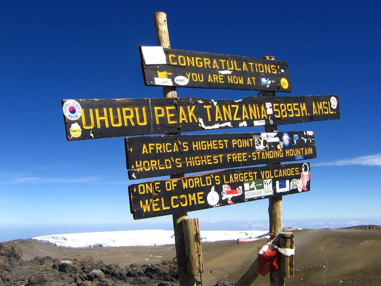 Mount Kilimanjaro Road Sign