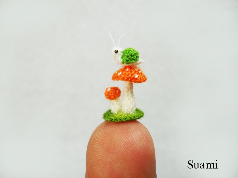 Cute Miniature Crocheted Animals by Su Ami