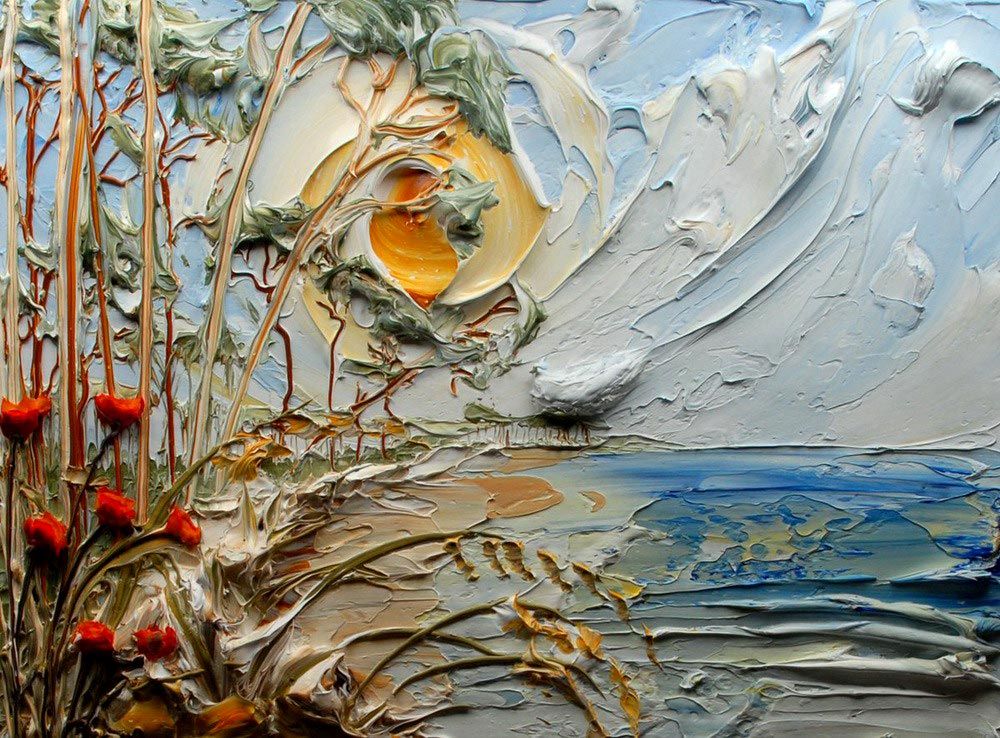 Artistic Sculpting With Paint Art by Justin Gaffrey