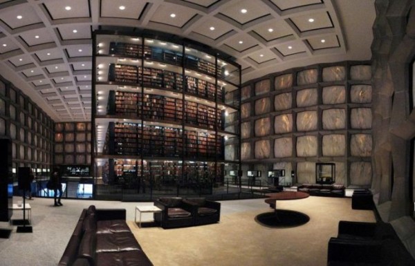 Library of rare books and manuscripts Beinecke, Yale University