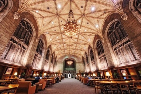 Library of William Rainey Harper Memorial, University of Chicago, USA