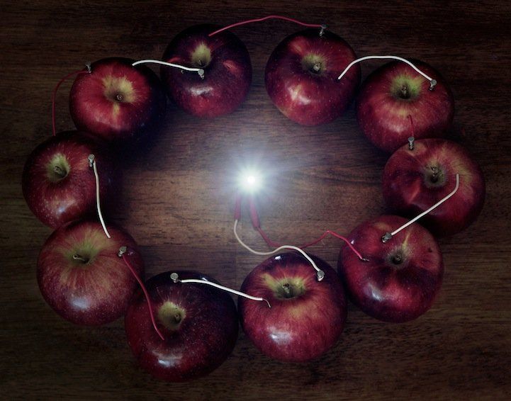 Ring of Apples with LED 2013