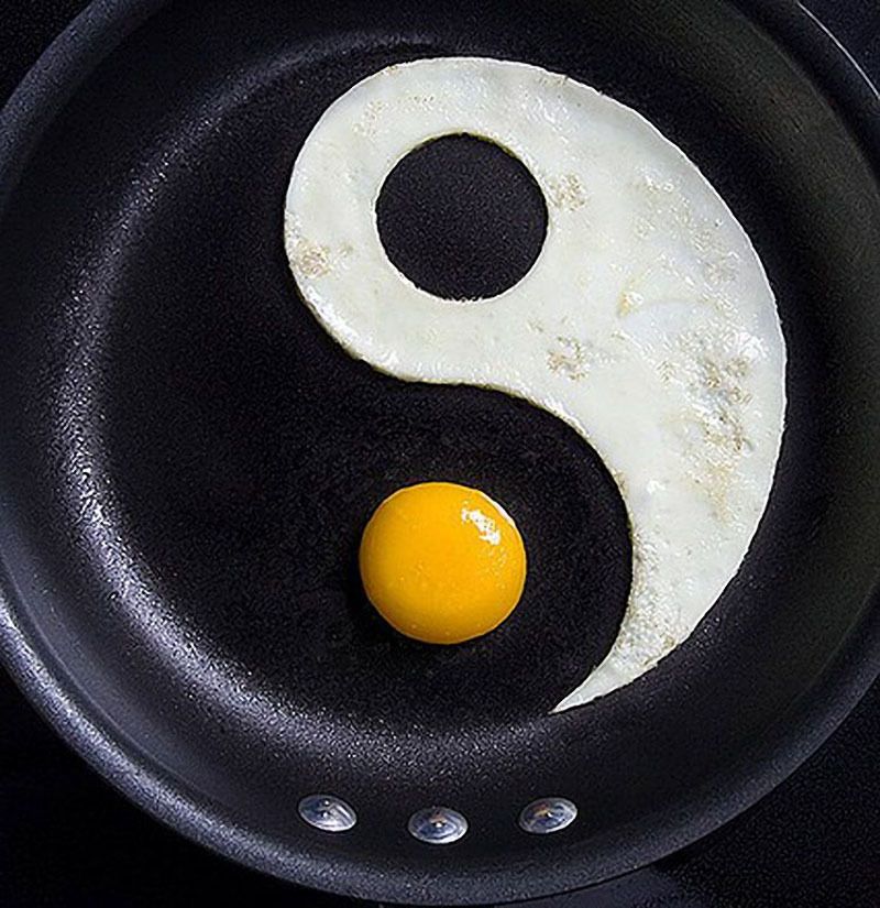 egg yin-yang