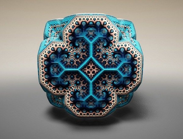 Spectacular "Faberge Fractals" by Tom Beddard
