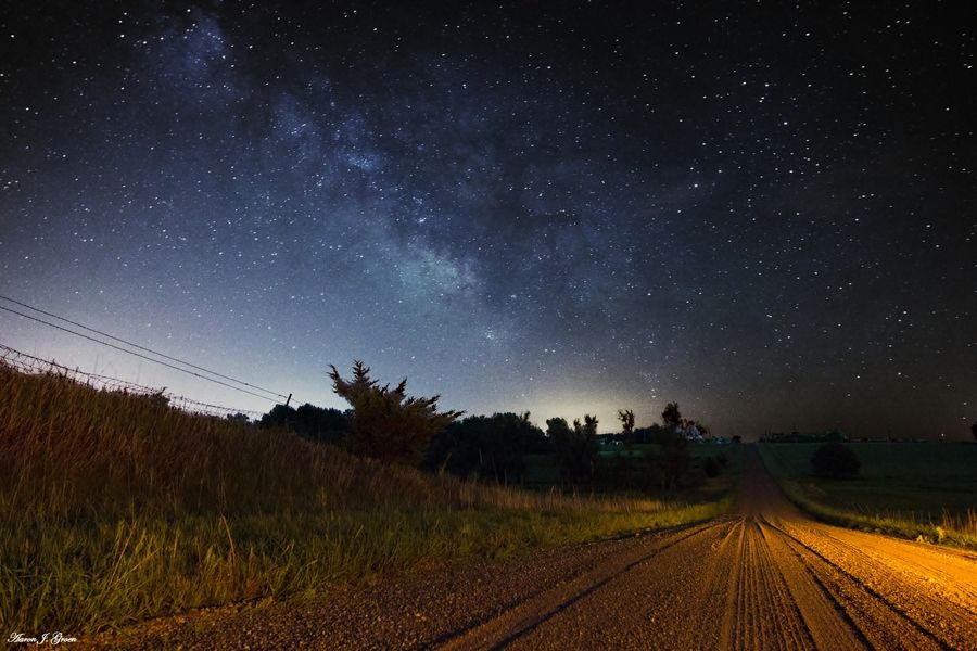 Sycamore Gravel, Milky Way by Aaron J. Groen