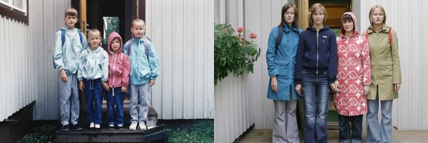 Photo Series "Then and Now" by Wilma Hurskainen