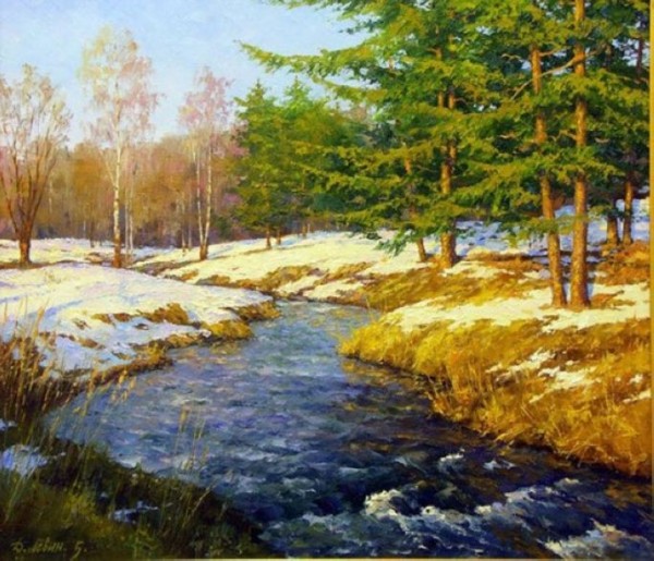 Realistic Landscape Paintings by Dmitry Levin