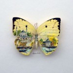 Artist Hasan Kale Paints Amazing Mini Masterpieces on Butterflies, Pasta, Snail Shells and Even Plant Spikes