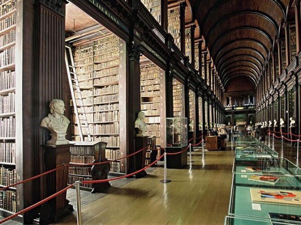 Library of Trinity College in Dublin, Ireland