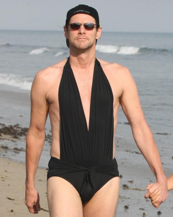 Jim Carrey in the original bikini