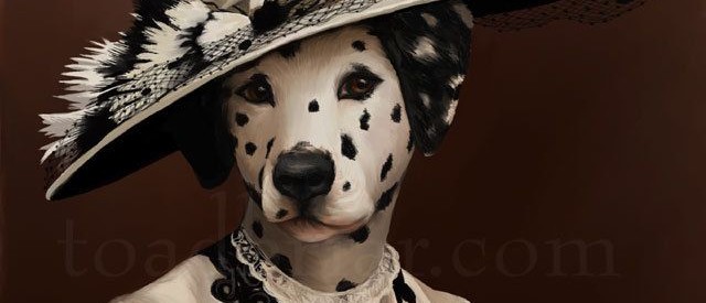 Awesome Portraits of Dogs as â€˜Downton Abbeyâ€™ Characters